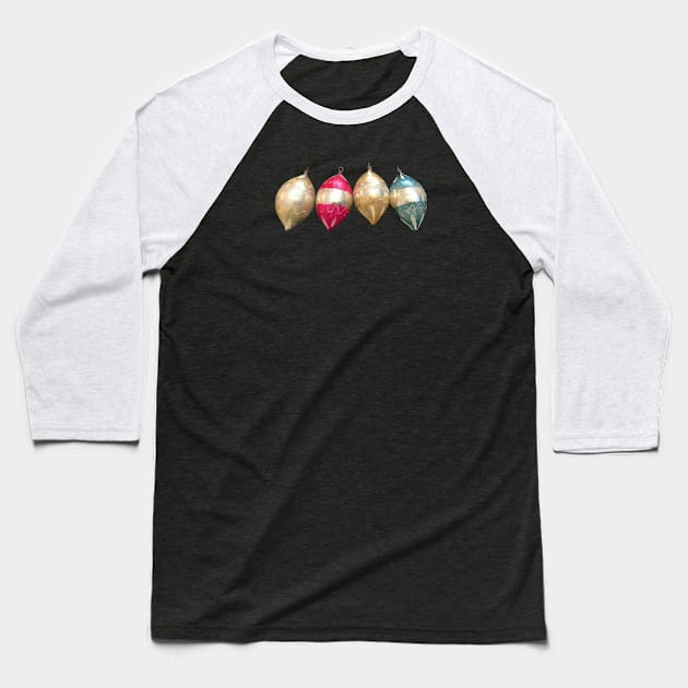 4 Brite and Shiny Ornaments Baseball T-Shirt by Eugene and Jonnie Tee's